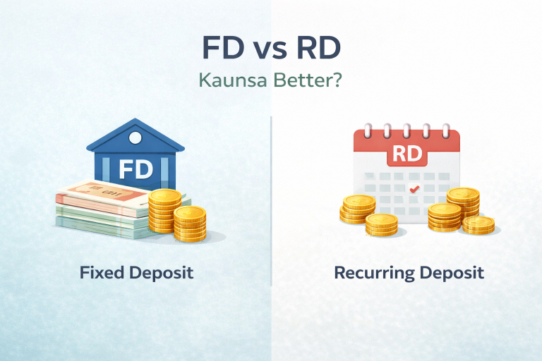 FD vs RD: Kaunsa Better Hai? (2026 Guide)